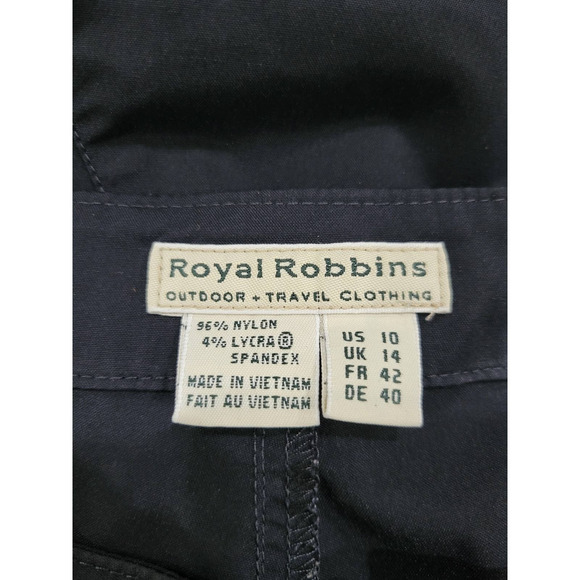 Royal Robbins High Performance Womens Casual Nylon Hiking Outdoor Pants Size 10 - Picture 13 of 13